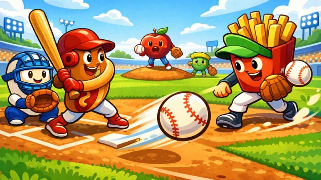 doodle baseball game