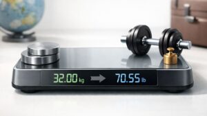 how many pounds is 32 kg